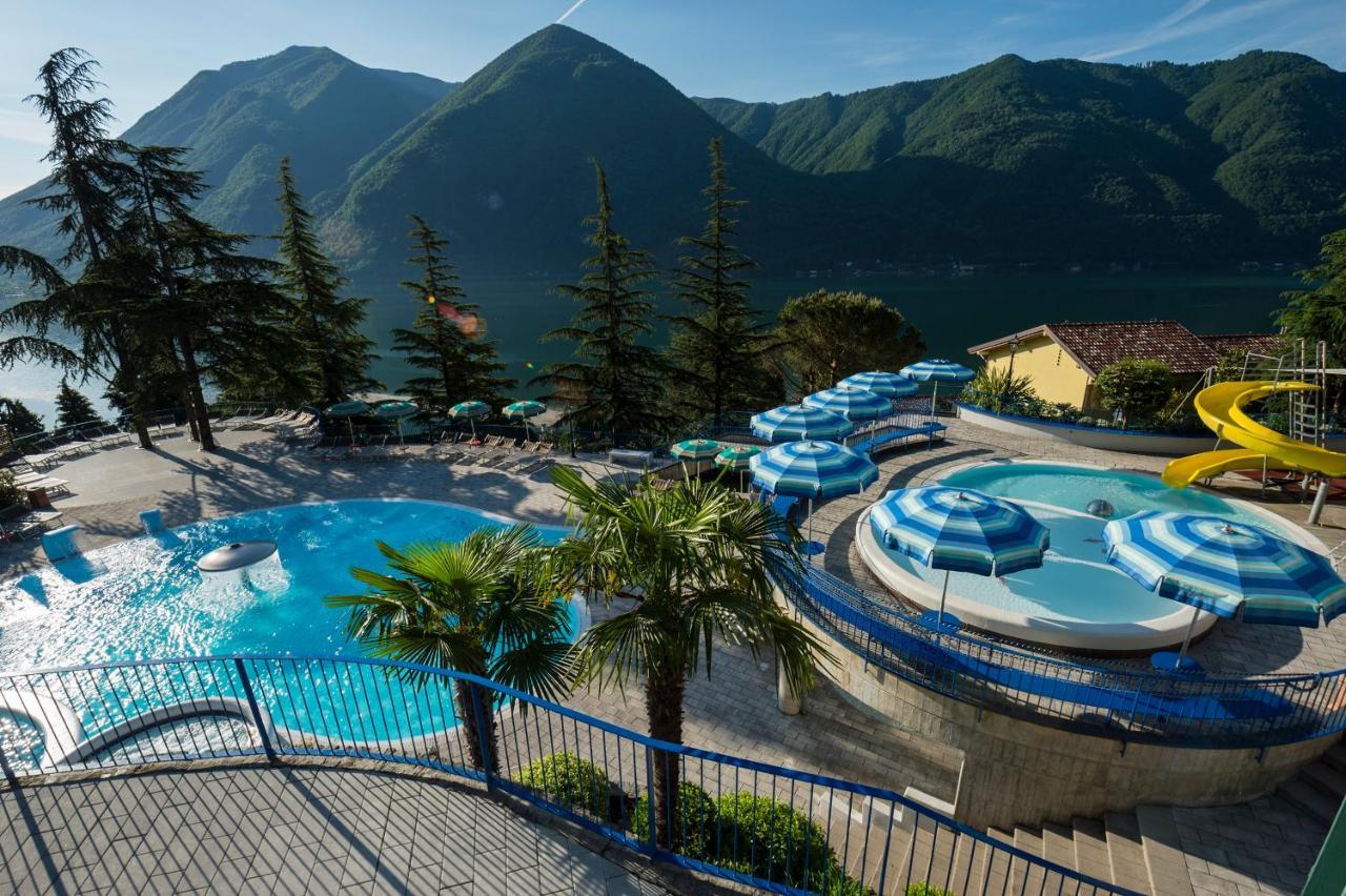 Residenza Lago Di Lugano Cima Luaran gambar
